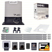 FAAC DELTA 2 740 KIT 3 MT CREMAGLIERA METALLO AUTOMAZIONE CANCELLO SCORREVOLE df