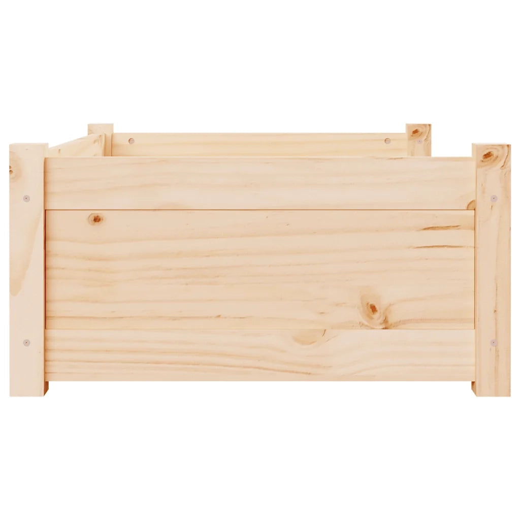 Cuccia per Cani 75,5x55,5x28 cm in Legno Massello di Pino 821452