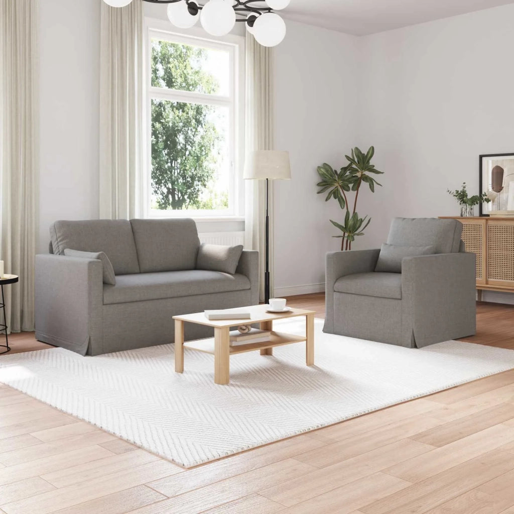 Set di divani 2 pcs Talpa 139 x 78 x 80 cm Tessuto