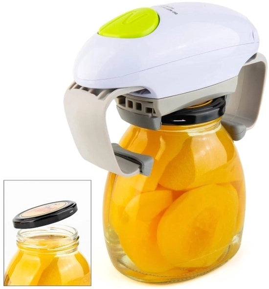 Apriporta Elettrico - Apriporta Automatico per Cucina - Apriporta Senza Mani per Donne - Ideale per Seniores con Artrite - Facile da Utilizzare anche con Mani Deboli - Mod.  - 220V - 12V - 2 AA - 1,5 kg - 30 x 10 x 10 cm - 1,2 kg - 1,5 kg
