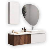 Composizione 6 pezzi VENERE rovere rio/bianco opaco