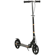 Monopattino per Bambini 7-14 Anni con Manubrio Regolabile su 3 Altezze, 86x35x93/98/103 cm, Nero