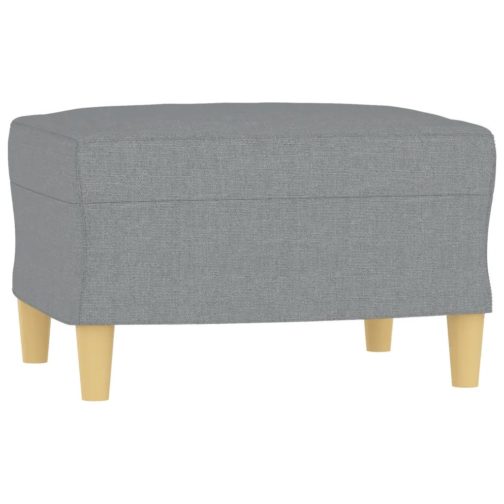 Set di Divani 4 pz con Cuscini Grigio Chiaro in Tessuto 3202062
