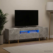Mobile TV LED Grigio Cemento Legno ingegnerizzato 897128