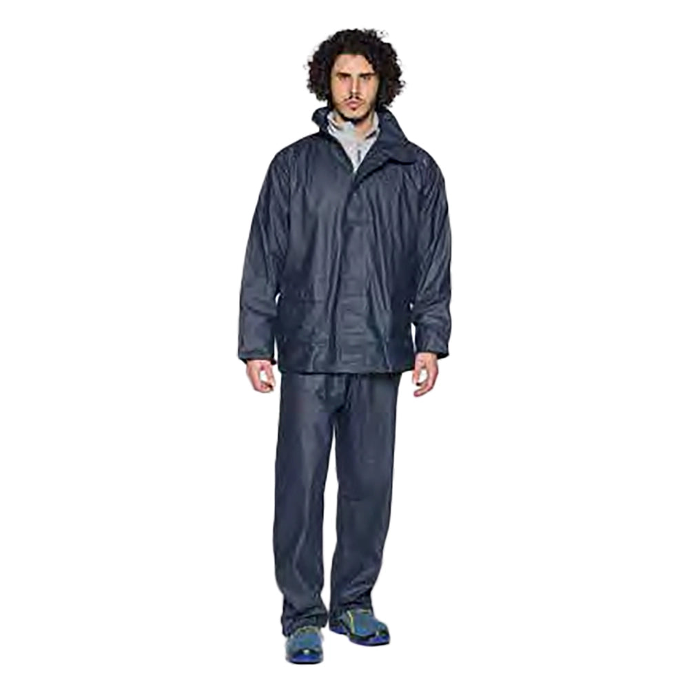 Giacca e pantalone impermeabile XL blu