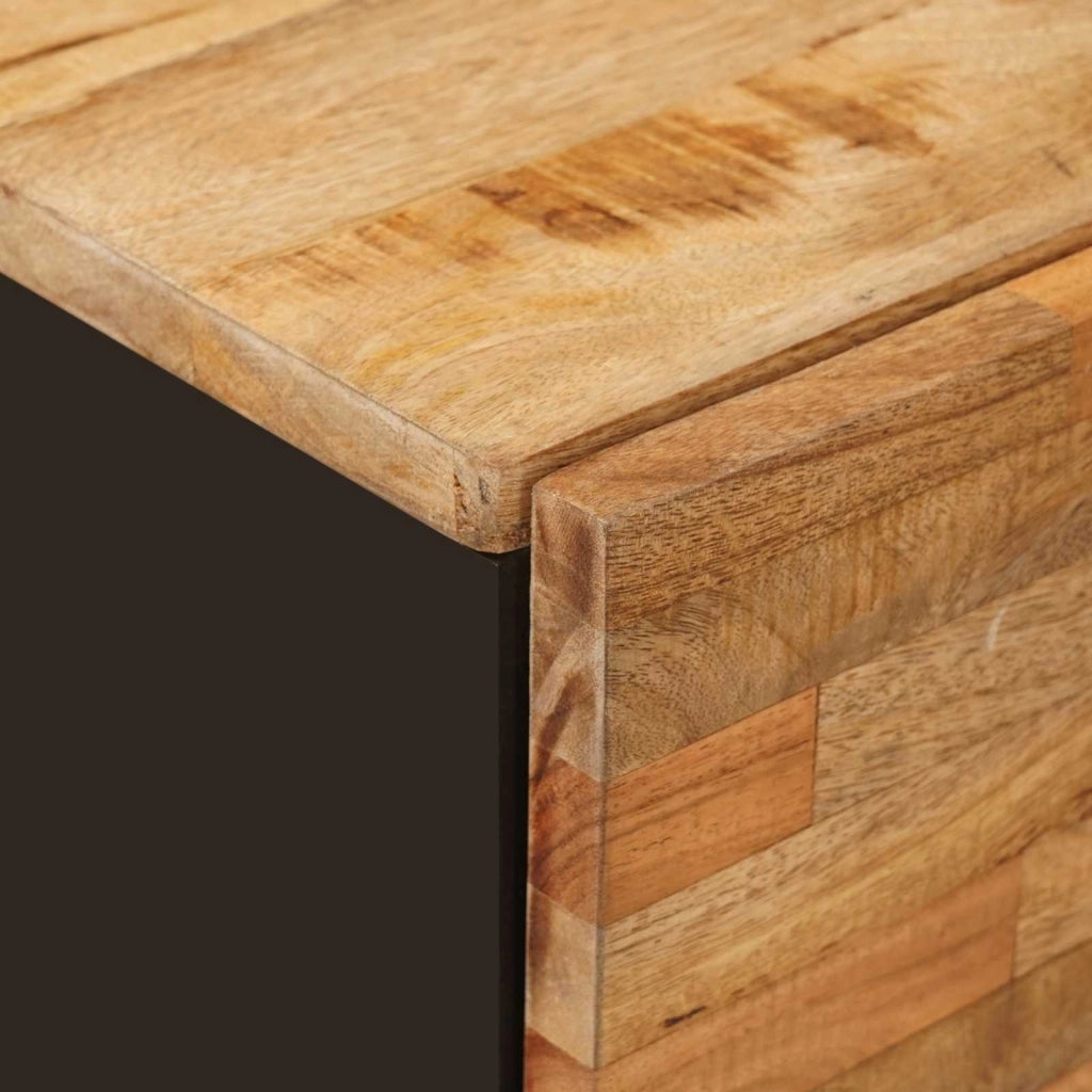 Mobiletto da bagno rettangolare moderno funzionale ed elegante 38 x 33 x 58 cm in legno di mango naturale 02_0057819
