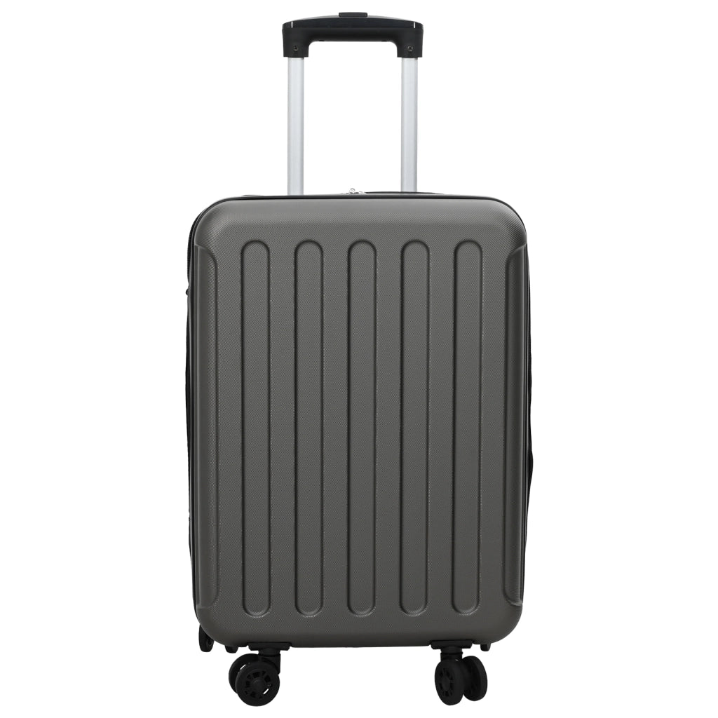 Valigia Pieghevole Guscio Rigido 20'' Grigio Scuro 34x23x55.5 cm ABS