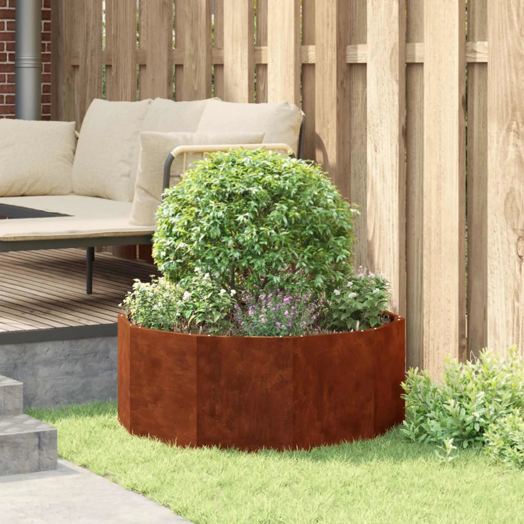 Fioriera Ruggine 90 x 90 x 35 cm 883737