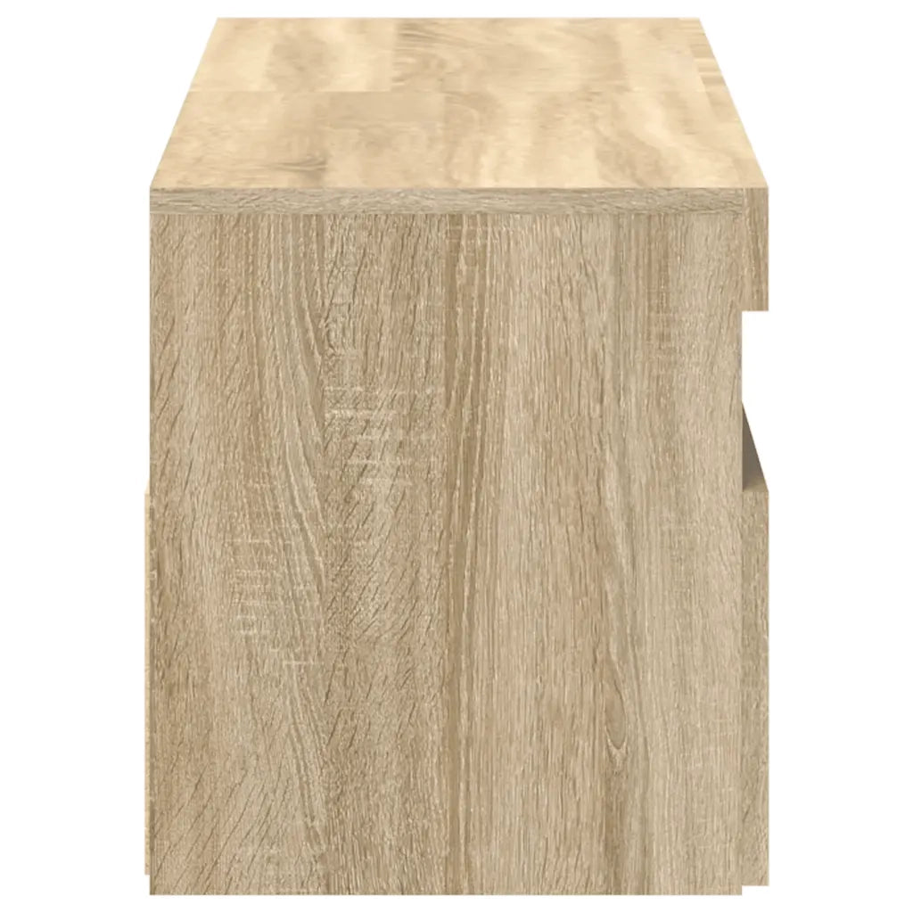 Mobili Porta TV con LED 2 pz Rovere Sonoma 60x35x40 cm 804416