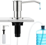 Dispensatore di sapone da installare in cucina - Dispensatore di detersivo per i piatti - Adatto a ogni cucina - 500 ml - Laccato