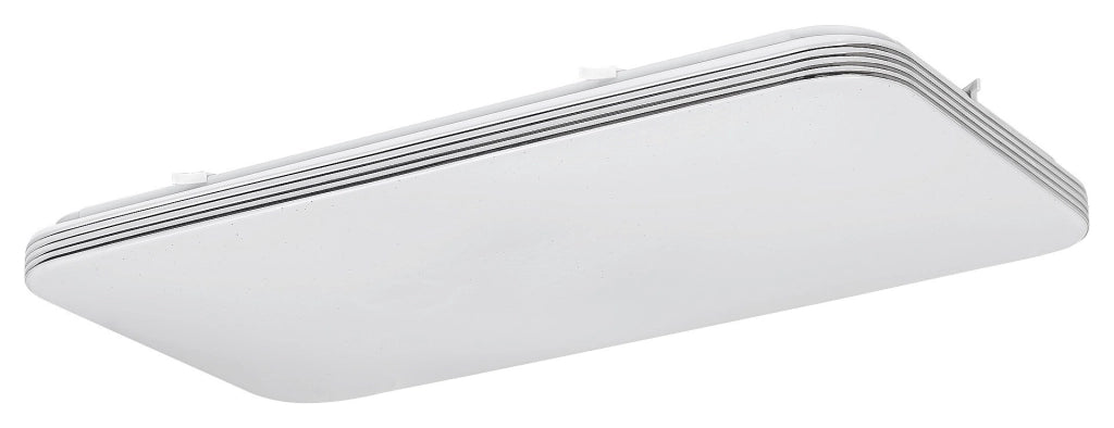 Plafoniera LED rettangolare 63,5x33cm 36W cromo Rabalux Oscar
