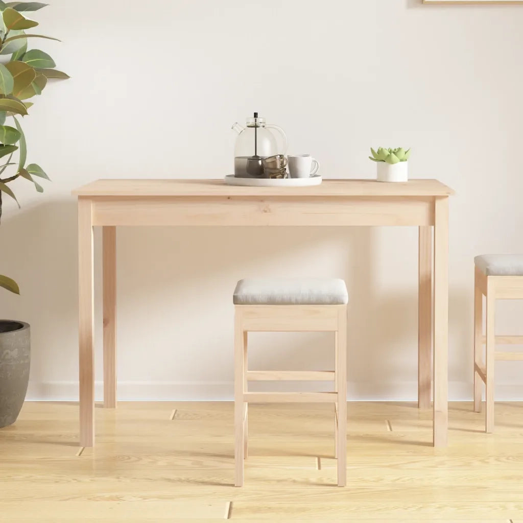 Tavolo da Pranzo | Tavolo da cucina 110x55x75 cm in Legno Massello di Pino