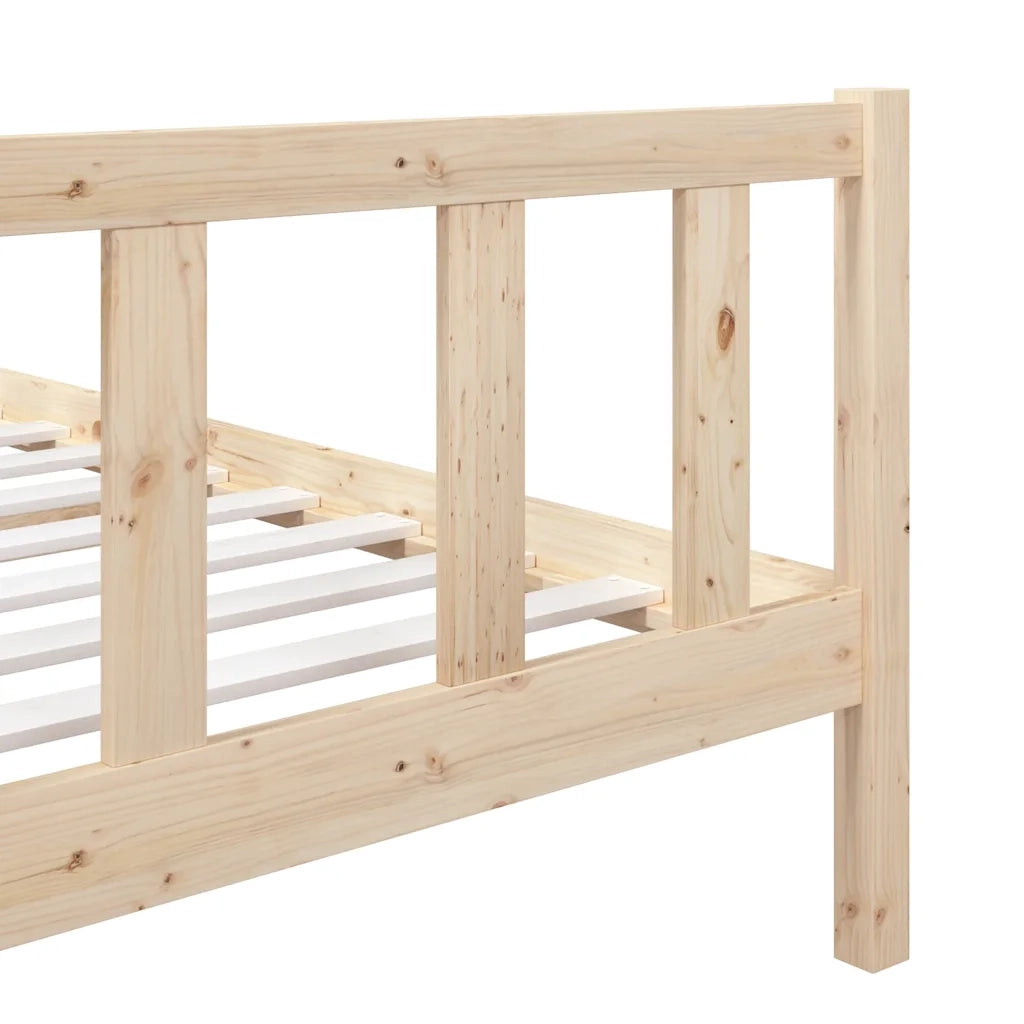 Giroletto-Struttura Letto in Legno Massello 90x200 cm 269735