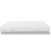 Materasso in schiuma a 7 zone con rivestimento lavabile e reversibile H2 H3 bianco 180×200×20 cm