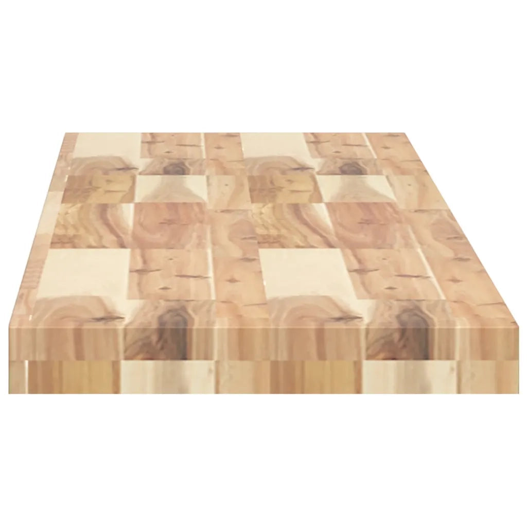 Mensole da Parete 3 pz 140x30x4 cm Legno Acacia Non Trattato