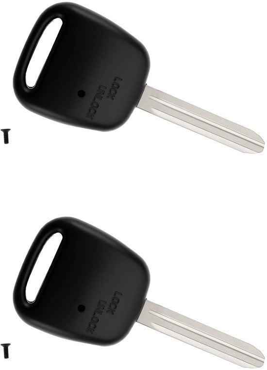Comando a Distanza per Vehicoli - Scatola di Ricambio - 2 Pezzi - Compatibile con TOYOTA Carina/Estima/Harrier/Previa/Corolla - Materiale Resistente - Contenitore Antifurto - Chiave dell'Automobile