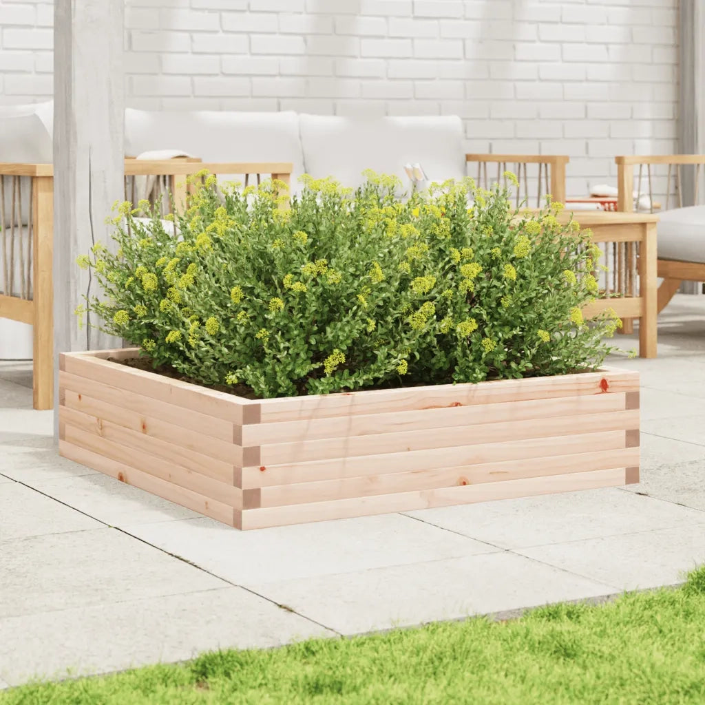 Fioriera da Giardino 90x90x23 cm in Legno Massello di Pino 847203