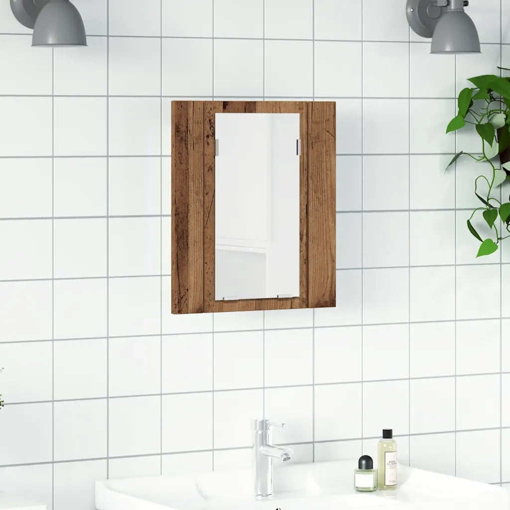 Mobile da Bagno | Armadio da bagno Legno Antico 40x12x45cm in Legno Multistrato