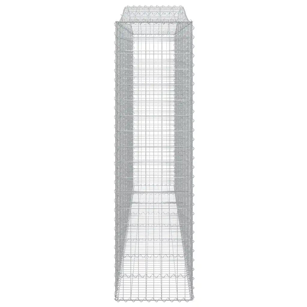Cesto Gabbione ad Arco 400x50x180/200 cm Ferro Zincato cod mxl 50193