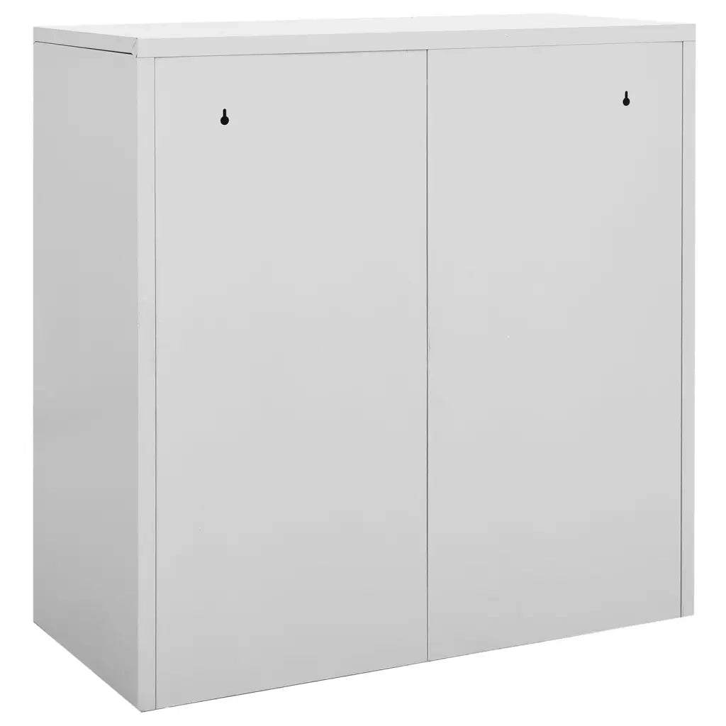 Armadietto con Chiave Grigio Chiaro 90x45x92,5 cm in Acciaio 336436