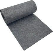 Vernice per mobili 30 cm x 250 cm - Tessuto in velluto grigio - 3 mm di spessore - Polyester - Assemblaggio DIY - Ricamo - Protezione per mobili