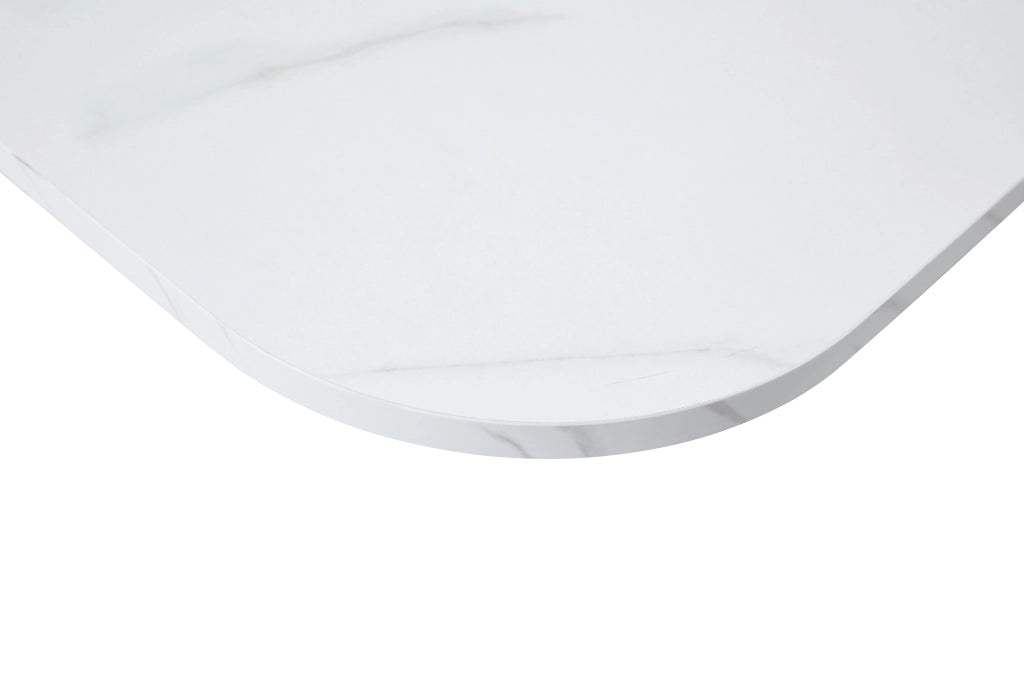 Letto matrimoniale 150 cm, bianco e legno