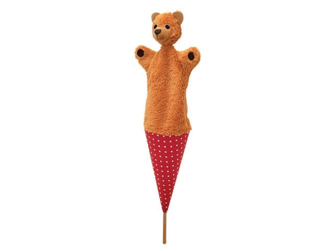 Bass & Bass - Pop up Hand Puppet Bear - Made in Europe - Vintage Toy
