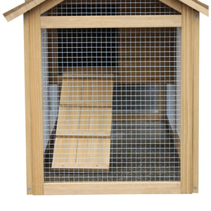 Pollaio da Giardino per 2 Galline 150,5x54x87 cm in Legno