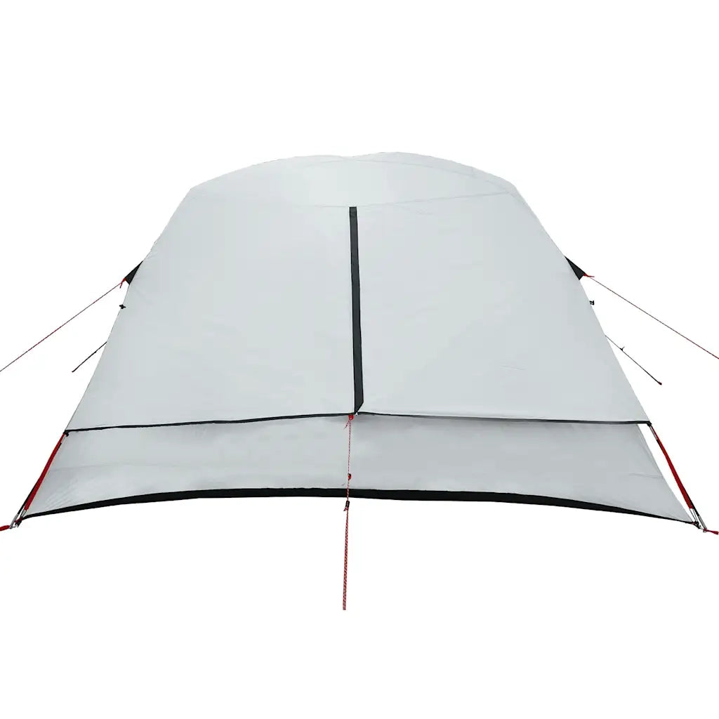 Tenda Familiare Cabina 6 Persone Bianca Tessuto Impermeabile