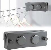 Wasschdraad verstelbaar met 30 cm stantstaart - Bevestiging con doppio filo per uso interno ed esterno