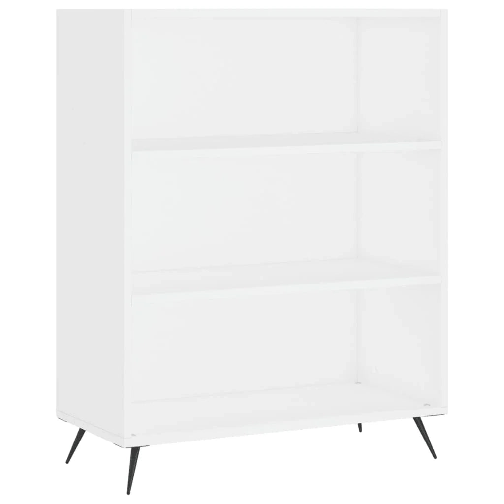 Buffet credenza cassettiera mobiletto mobile contenitore organizer per cucina soggiorno salotto 69,5 x 32,5 x 180 cm legno ingegnerizzato bianco 02_0030398