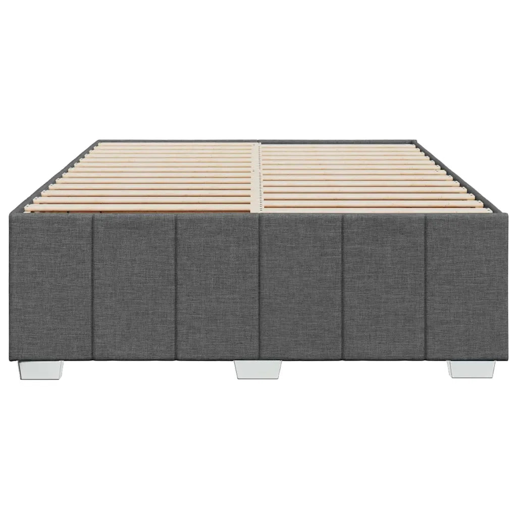 Giroletto senza Materasso Grigio Scuro 140x190 cm Tessuto 3284833
