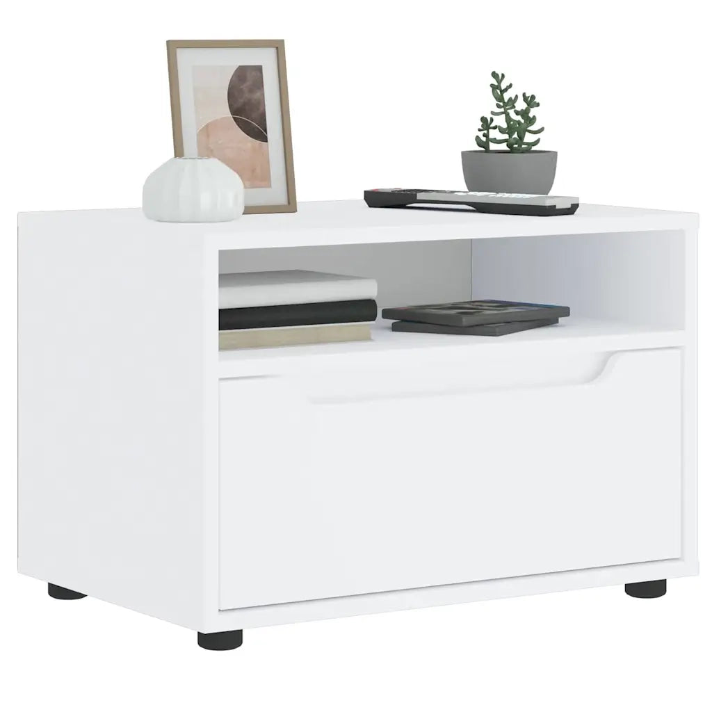 Mobile TV VISNES Bianco 60x40x38 cm in Legno Multistrato 4108288