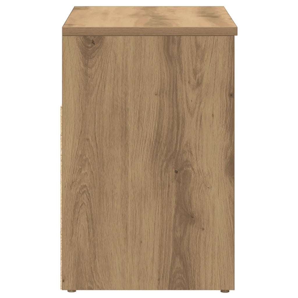 Scarpiera Rovere Artigianale 60x30x45 cm in Legno Multistrato 856755