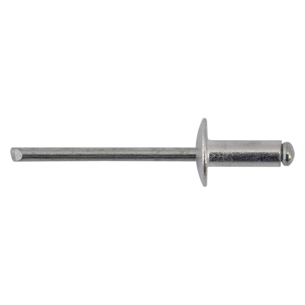 RIVETTO A STRAPPO IN ALLUMINIO 4 x 11 - Ø testa 10 cf. 50 pz  - Blister Koncreto