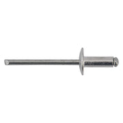 RIVETTO A STRAPPO IN ALLUMINIO 4 x 11 - Ø testa 10 cf. 50 pz  - Blister Koncreto