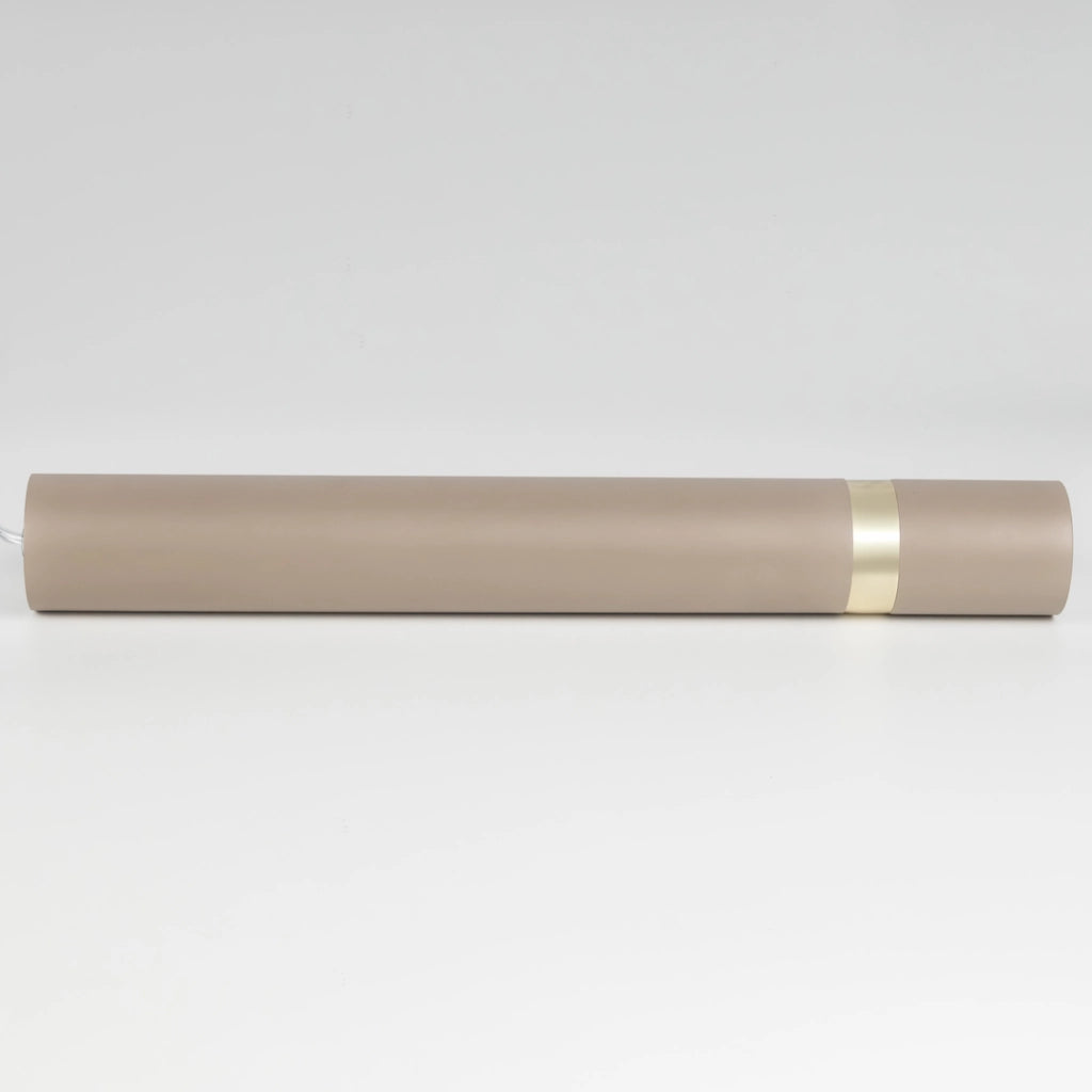 Lampada a sospensione tubo cashmere oro GU10 Milagro