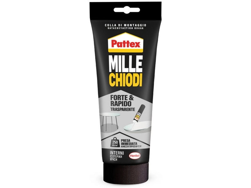 Henkel COLLA PATTEX MILLE CHIODI ''FORTE E RAPIDO'' TRASPARENTE  gr. 52