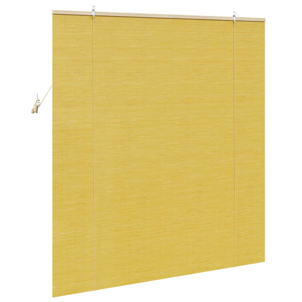 vidaXL Tende e Tapparelle per Finestre con tende Giallo Bambù
