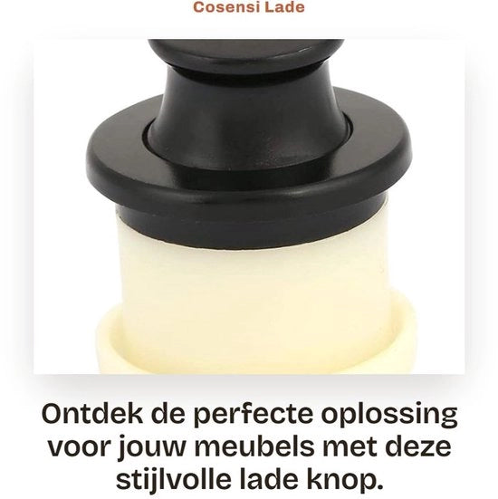 Maniglia a vite per porta - Rilievo a specchio - Maniglia per armadio - Maniglia per mobili - Maniglia per cassetto - Meccanismo a vite interno - Progettazione compatta