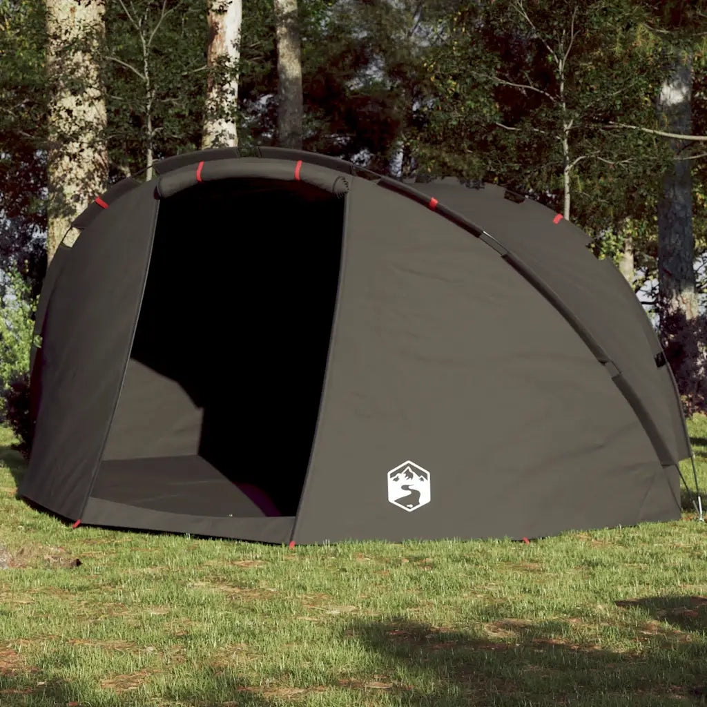 Tenda da Pesca per 5 Persone-Tenda da campeggio Marrone Impermeabile 518144