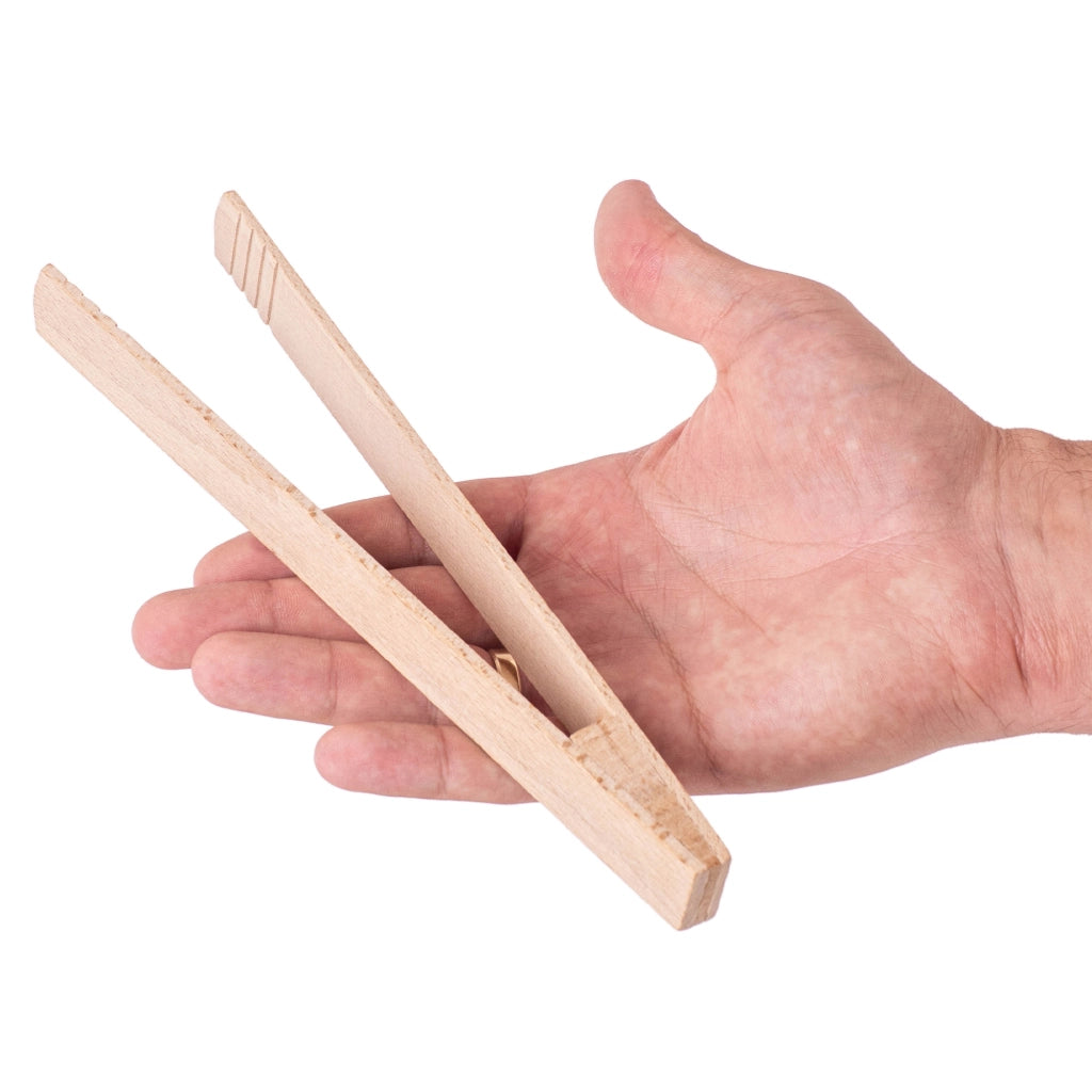 Pinze per cetrioli KADAX, per cavolo cappuccio, toast, griglia, in legno, 21,5 cm
