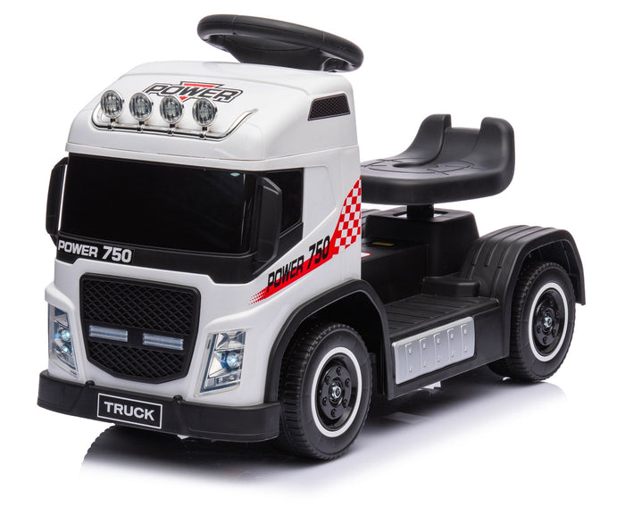 Camion Elettrico per Bambini 6V Small Truck Bianca