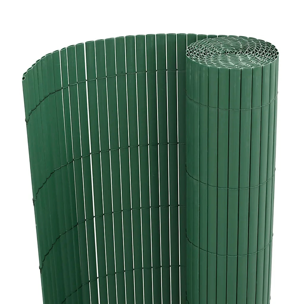Recinzione da Giardino Bifacciale Verde 1,8x3 m in PVC 42002619