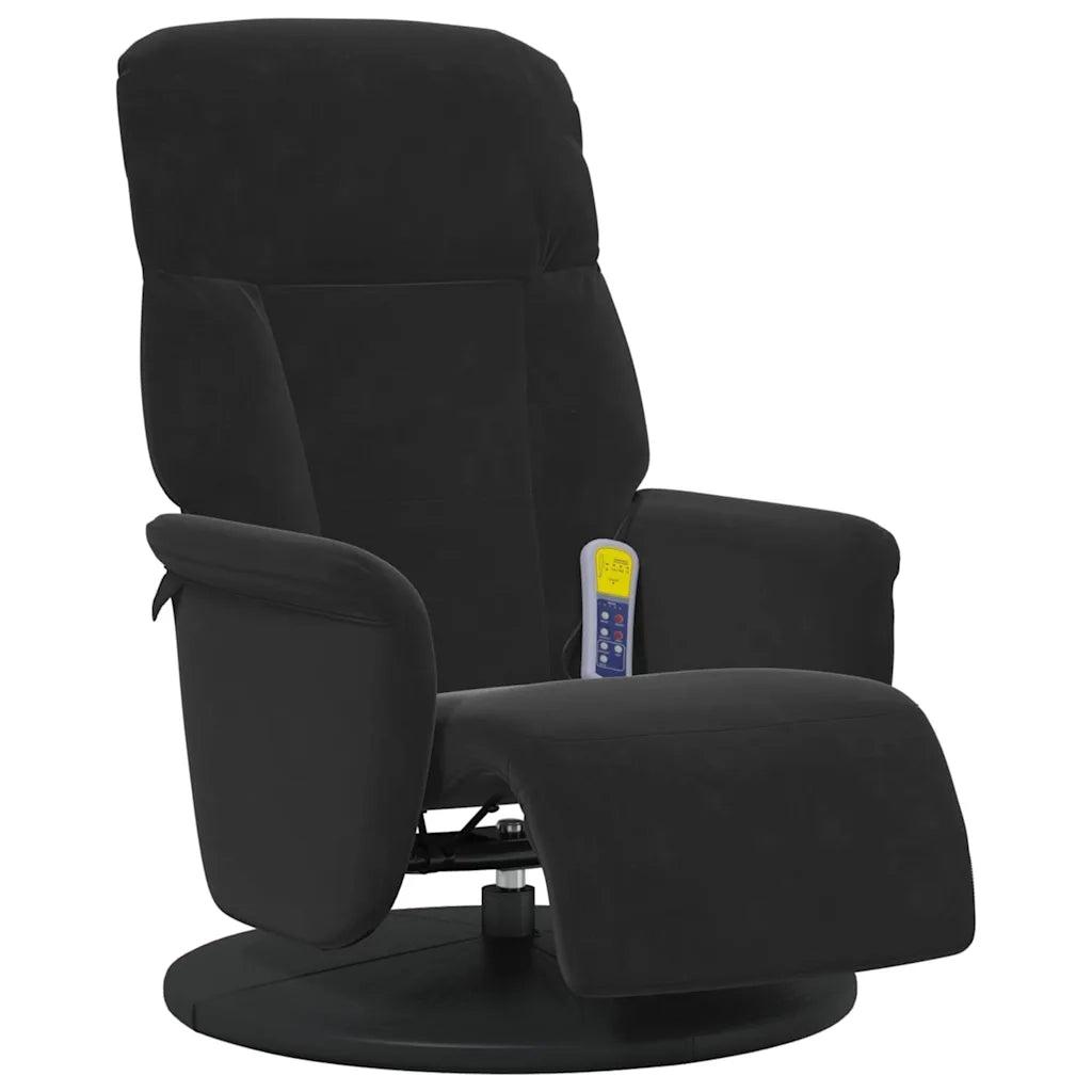 Divano Sedia-Poltrona Massaggiante Nero 91 x 71 x 105 cm Velluto