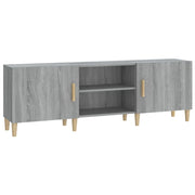 Mobile TV multimediale mensola TV credenza TV sala da pranzo soggiorno camera da letto Sonoma 150 x 30 x 50 cm legno ingegnerizzato grigio 02_0028399