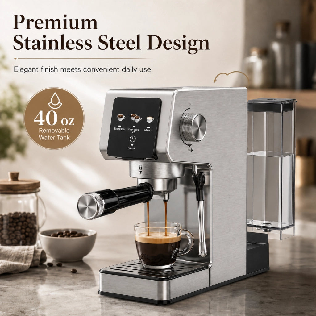 Macchina da Caff¨¨ Espresso Professionale 1350W ¨C Xylo ¨C 1.2L Touch Screen