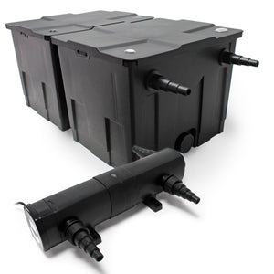 Set per laghetti filtro biologico 60000l chiarificatore UVC 18W