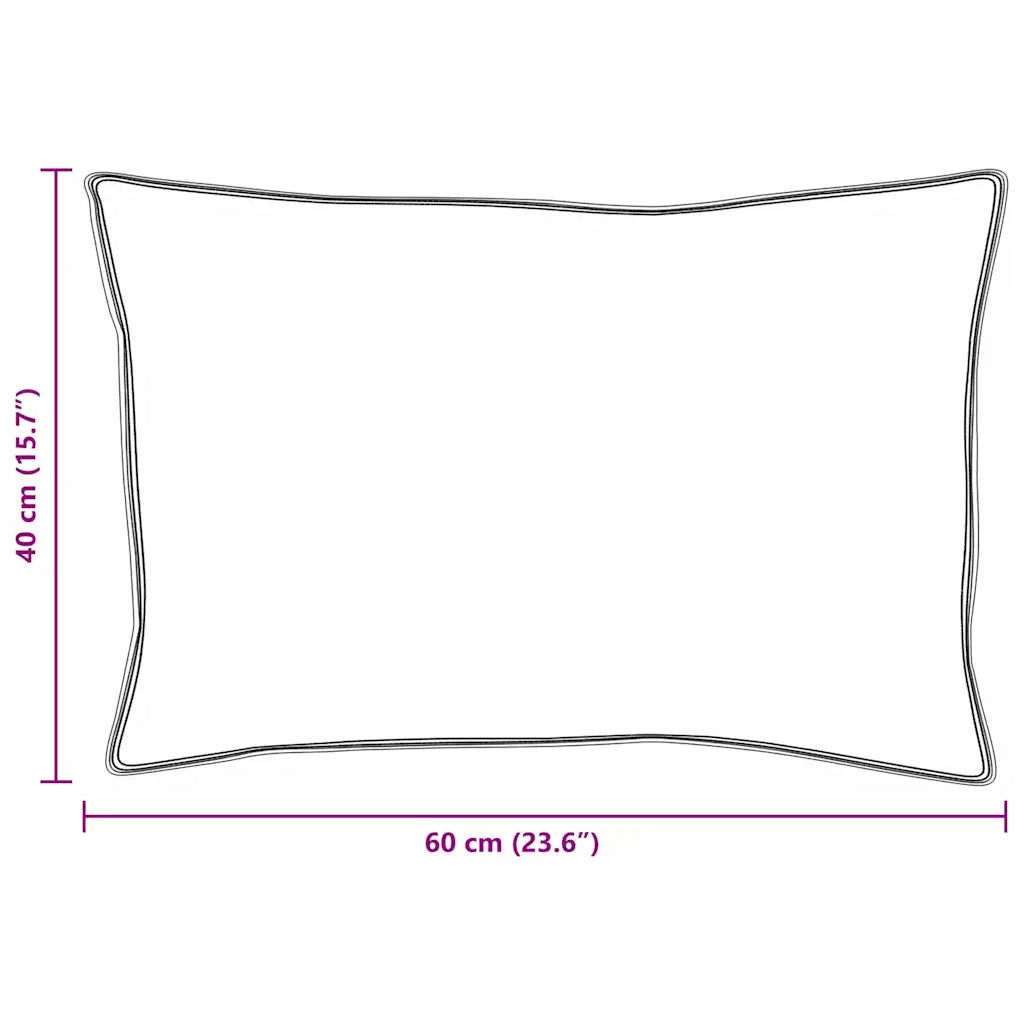 Cuscino con cuscino Bianco 40 x 60 cm Cotone CFW7131972