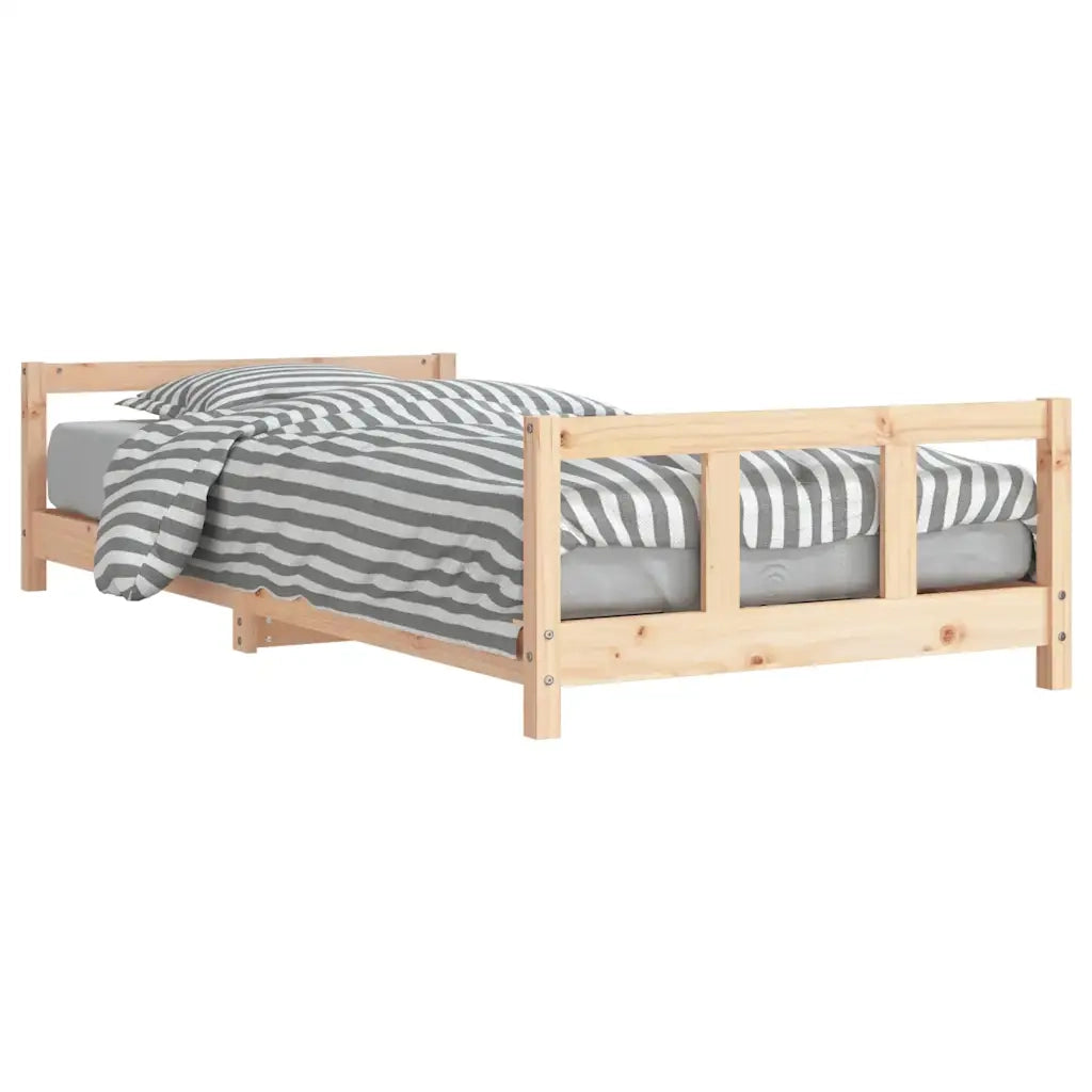 Giroletto per Bambini-Struttura Letto Bambini 90x200 cm in Legno Massello di Pino 589202